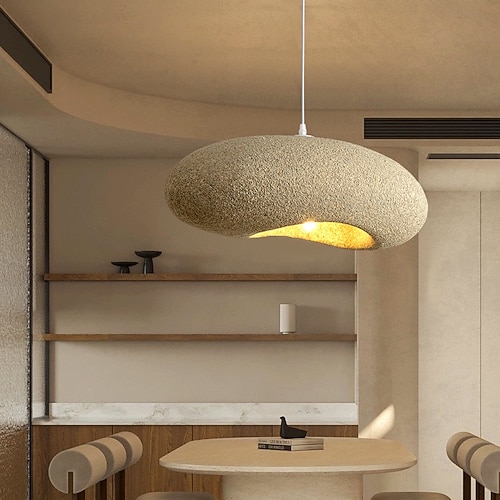 LED-Pendelleuchte aus Kunstharz, kreativer Lampenschirm, industrielle Metalldeckenleuchten, kreative Bar-Atmosphäre, Kronleuchter für Wohnzimmer, Kücheninsel, Schlafzimmer Image