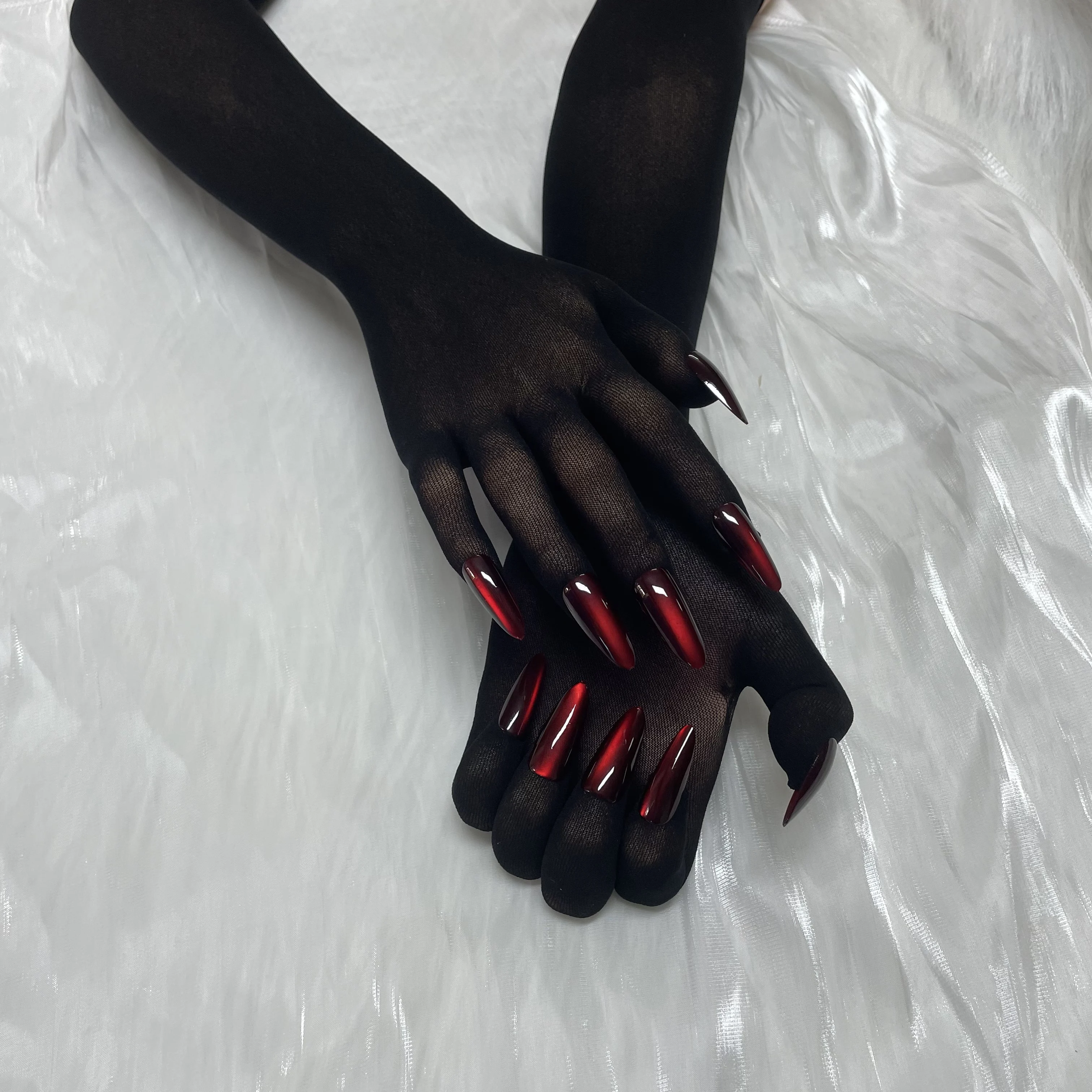 Ein Paar 30D ultradünne, atmungsaktive Sonnencreme, Halloween-Kostümzubehör für Männer und Frauen, Kigurumi, hohe Elastizität, Cosp Image