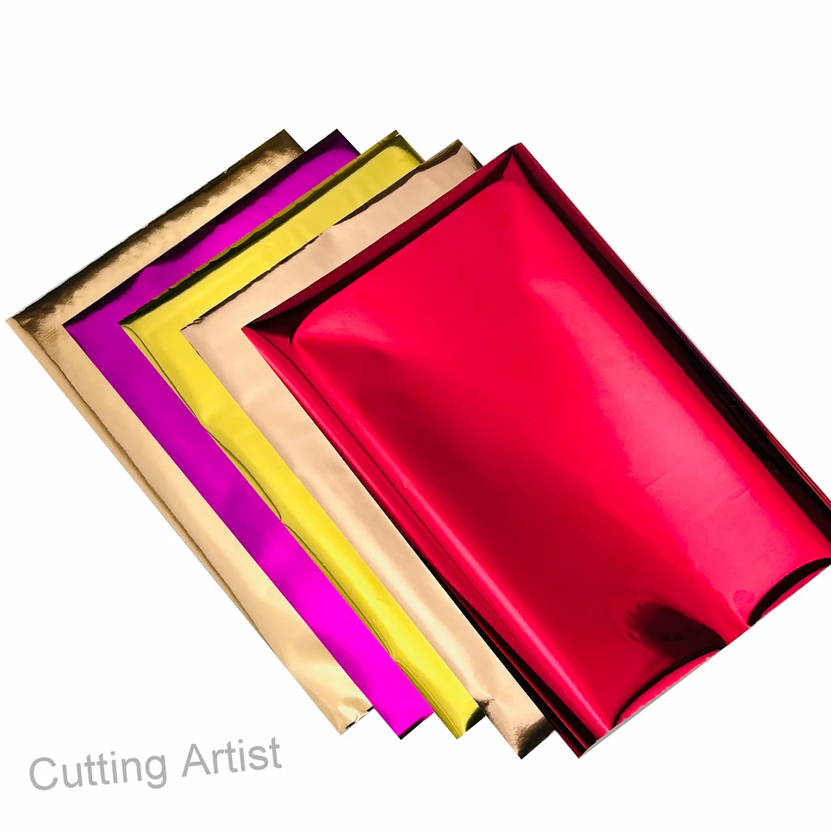 Folien-Transferfolie für Cricut Maker Cricut Joy Explore Air Cameo Portrait (keine Heizung erforderlich), Rosé-Champagner-Gold-Rubin Image