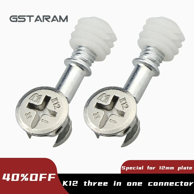 12cm Platte spezielle drei in einer Anschluss platte Anschluss Tee tisch Schrank Möbel Hardware Zubehör Gewinde verbindung Image