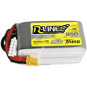 Tattu R-Line 850mAh 4S 14.8V LiPo Battery with XT60 Plug TAA8504S95XT3