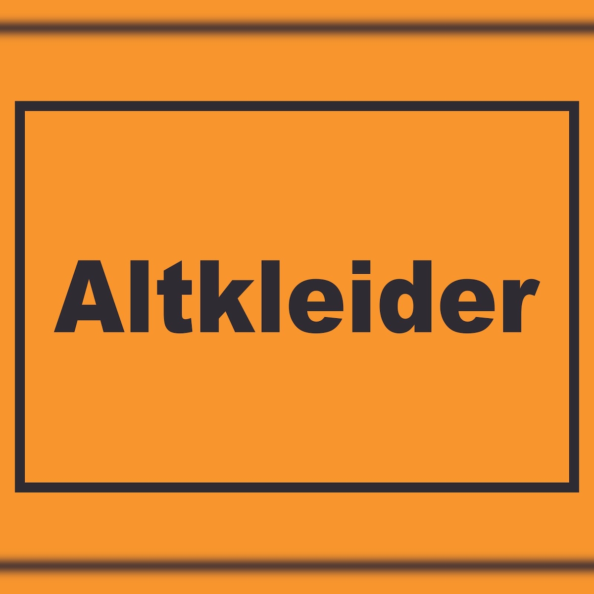 HB-Druck Altkleider Mülltrennung Schild mit Text waagerecht A5 Rückseite selbstklebend Image