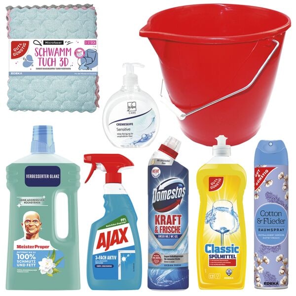Peggy Perfect Umfangreiches Haushaltsreinigungs-Set 8-teilig Image
