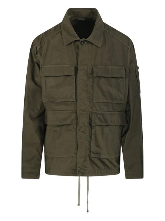 Multi-Pocket Drawstring Jacket - Green - C P Company Jackets