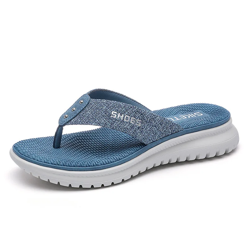 Sommer Schuhe Frauen Strand Hausschuhe Mode Urlaub Hausschuhe Flip-Flops Dicke Sohle Weiche Casual Damen Schuhe Große Größe A3425