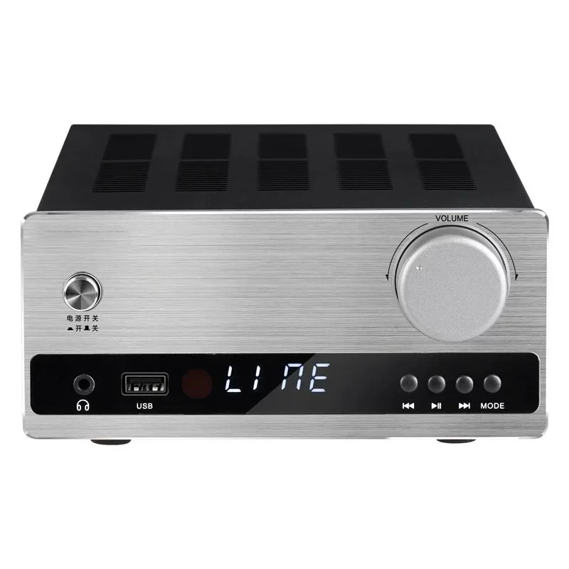 Audiophiler Leistungsverstärker Bluetooth 5.0 192K/32BIT Verlustfreier digitaler HiFi-Verstärker BD3490FV Digitaler Chip USB Verlustfreie Wiedergabe Image