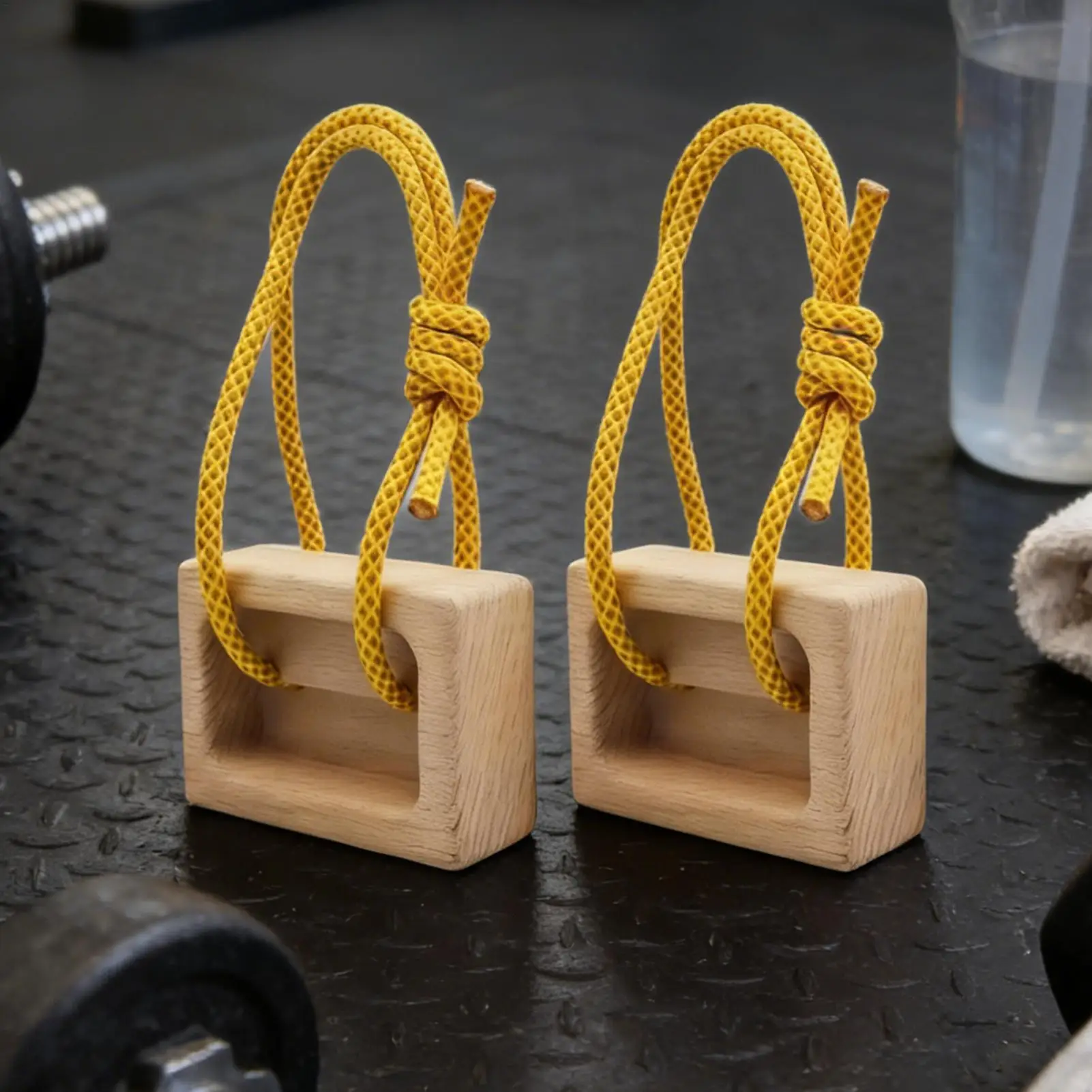 Hangboard für Klettertraining, Tragbares Arm-Trainings- und Klimmzug-Board, Bouldering-Fingerboard für Heimgymnastik, Innenbereich und Türrahmen Image