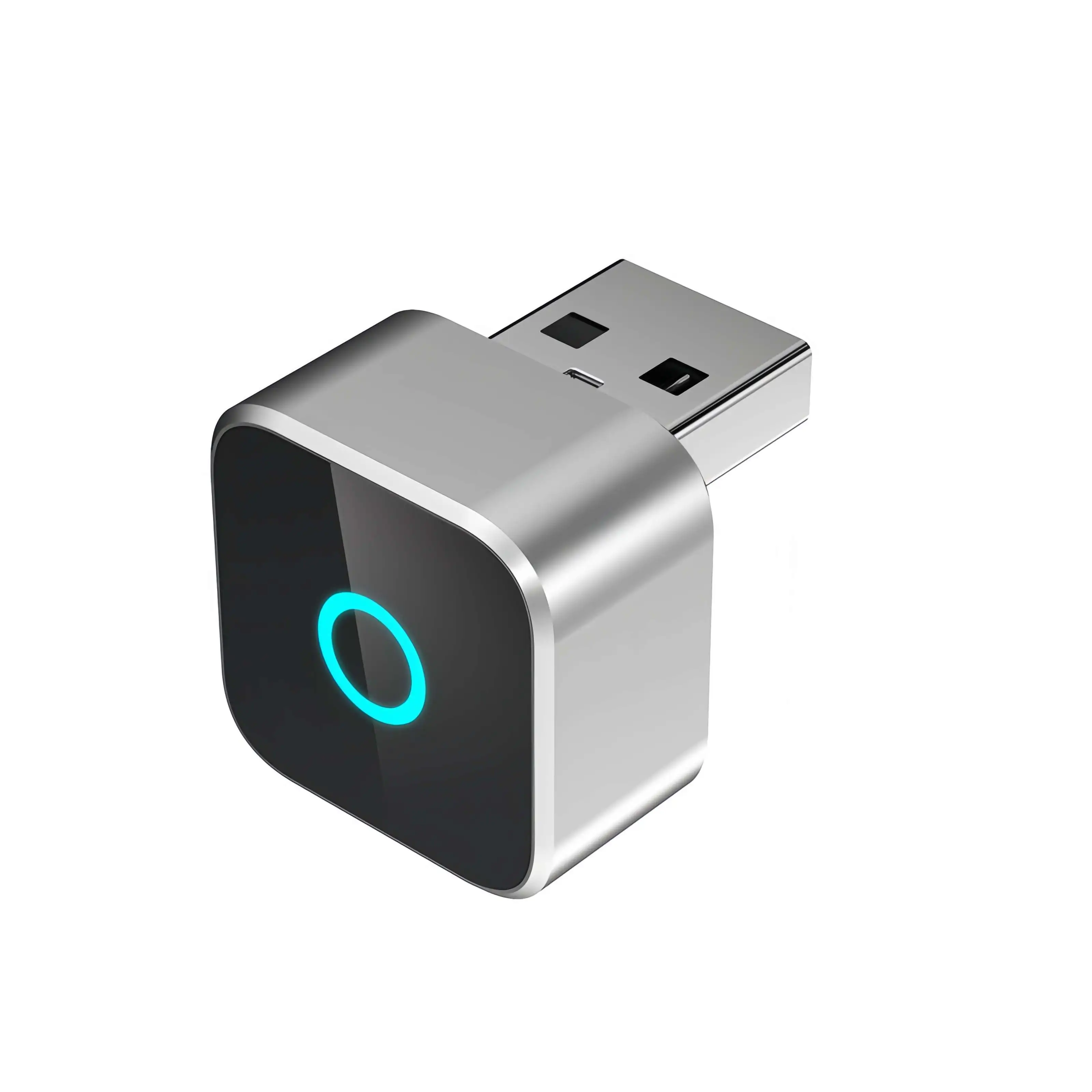 Metall-CarPlay-Adapter, Kabelloses CarPlay & Android Auto, USB-Schnittstelle, Spiegelglas-Design, Kompatible Fahrzeuge, Auto-Zubehör Image