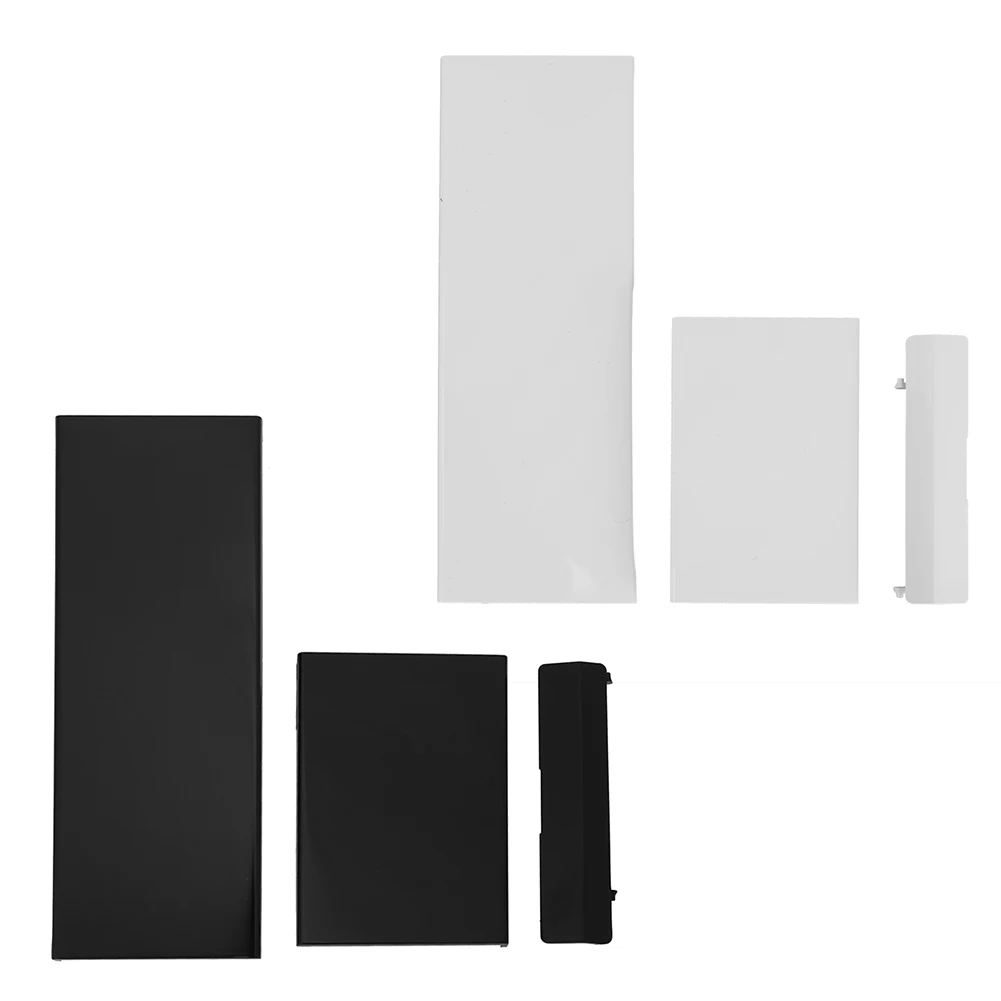 3 Stück Speicherkarten-Schlitzabdeckungen Ersatz 3-in-1 Schutzgehäuse Spielkonsolen-Zubehörteile Passend für Nintendo Wii Image