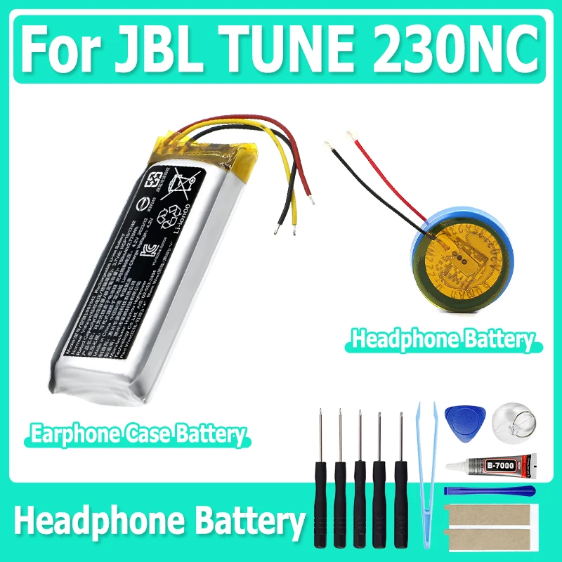 3,85 V 72 mAh F1254 750 mAh 981642 Batterie Für JBL TUNE 230NC Ohrhörer Gaming TWS Airpods Freisprecheinrichtung Kopfhörer Image