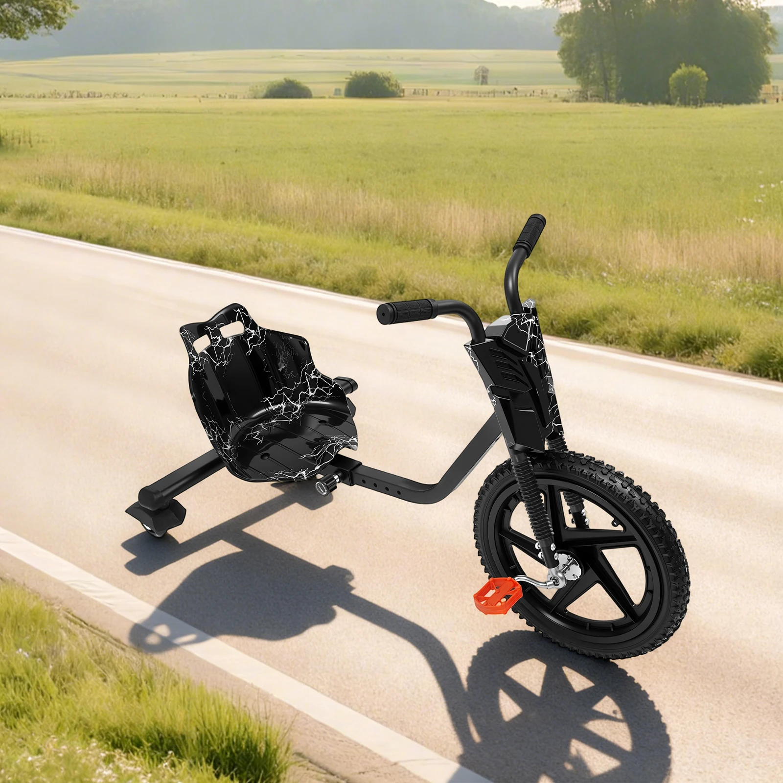 Dreirad Kinderfahrrad Kinder-Tret-Dreirad Kinderrad Tretroller für Kinder ab 6 Jahren Image