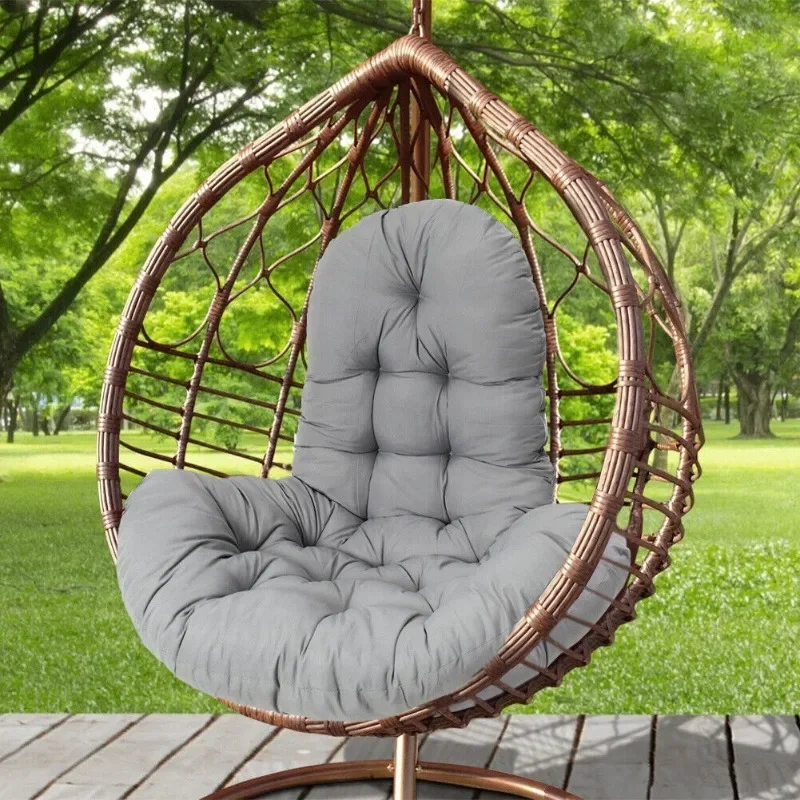 Garten Ei Stuhl Sitzpolster Innenhof hängen Schaukel Stuhl Kissen Rattan chair weichen bequemen Kissen Kissen Nochair Image