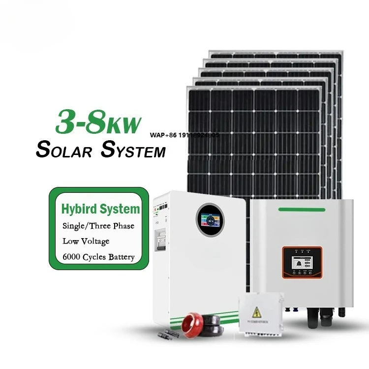 Solarenergiespeicher Photovoltaik-System 5kW 10kW 15kW 10 kW Hybrid Off-Grid Solarstromsystem Komplettset für Zuhause Image