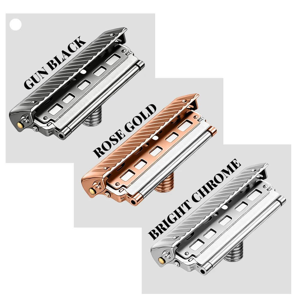 JOKMAE 22T-H Glide PRO 5.0 Universal Sicherheitsrasierer Kopf Super Roller Rasierer Doppel-Halbklingen-Rasierkopf M5 Gewinde Image