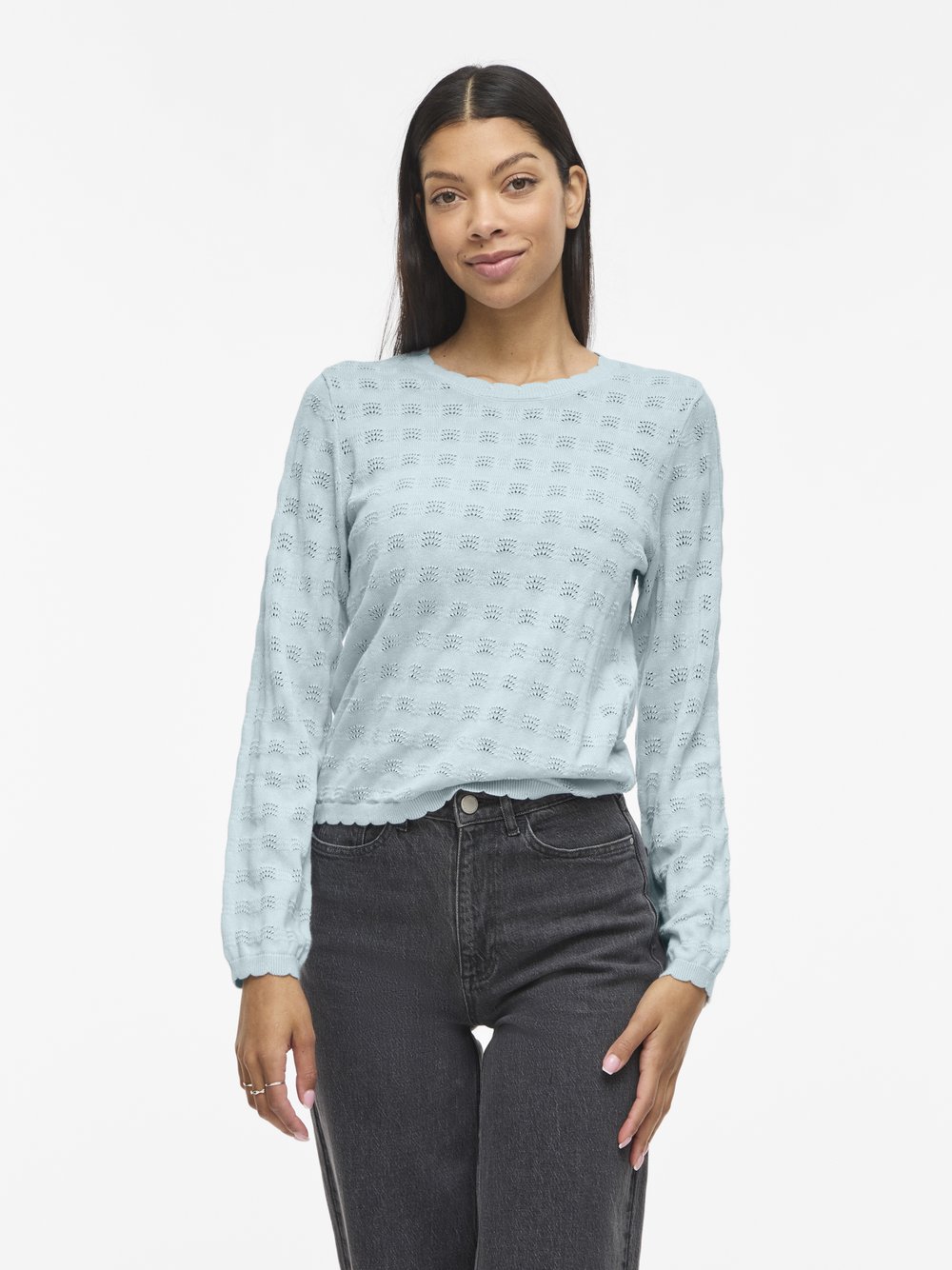 Vila Strickpullover Damen ecru, M Image