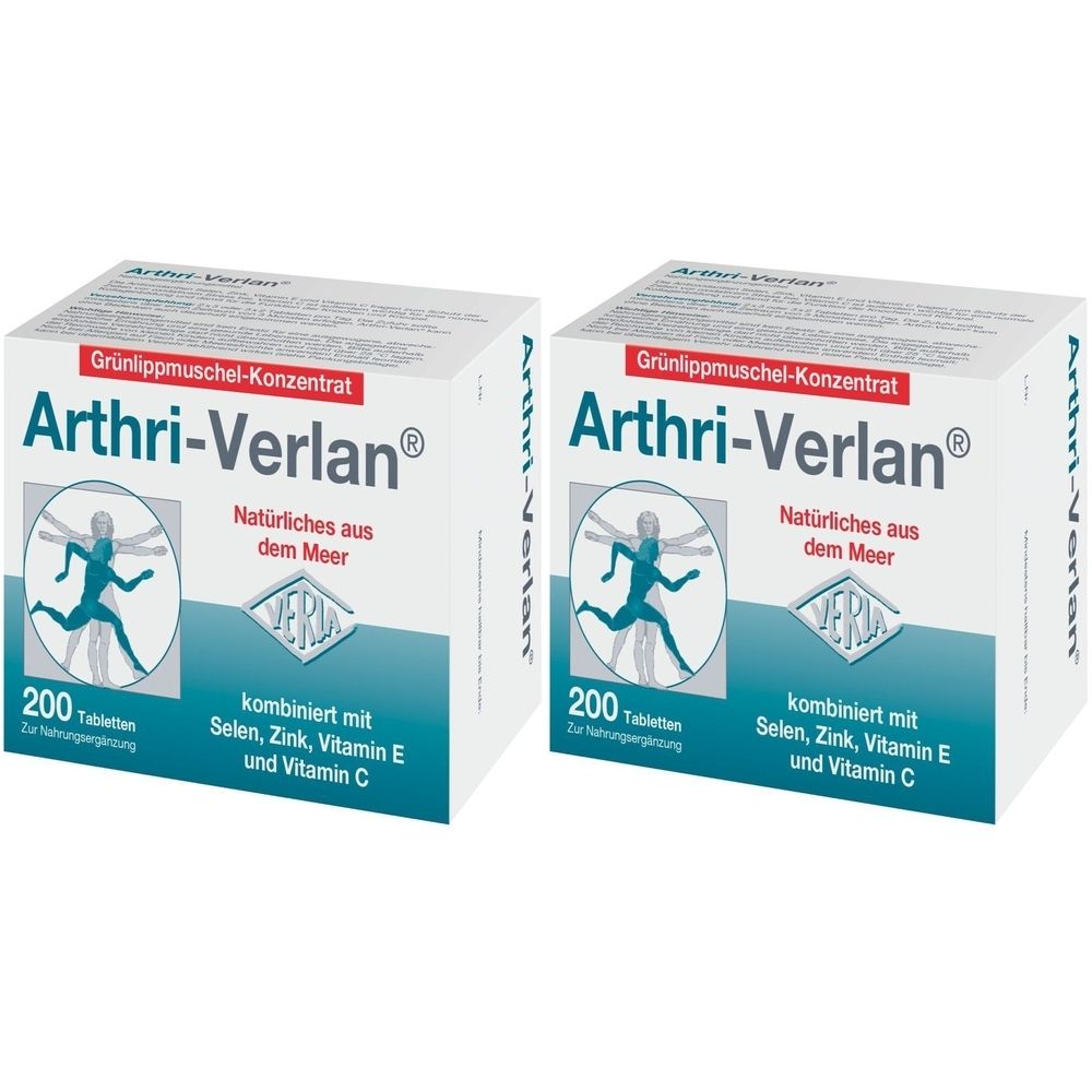 Arthri-Verlan zur Nahrungsergänzung Tabletten 2x 2x200 St