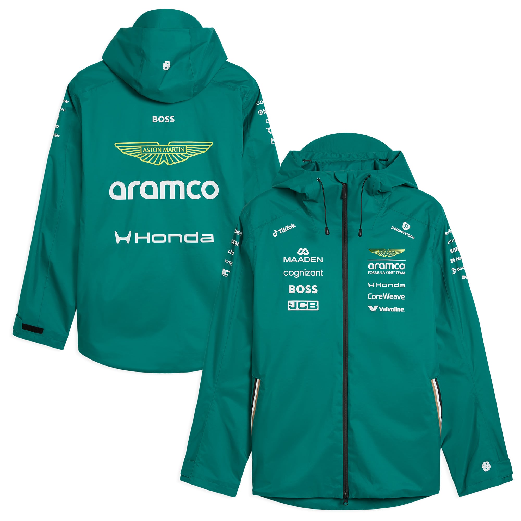 Veste de pluie Aston Martin F1 Aramco Cognizant F1 2026 Team - unisexe Taille: L