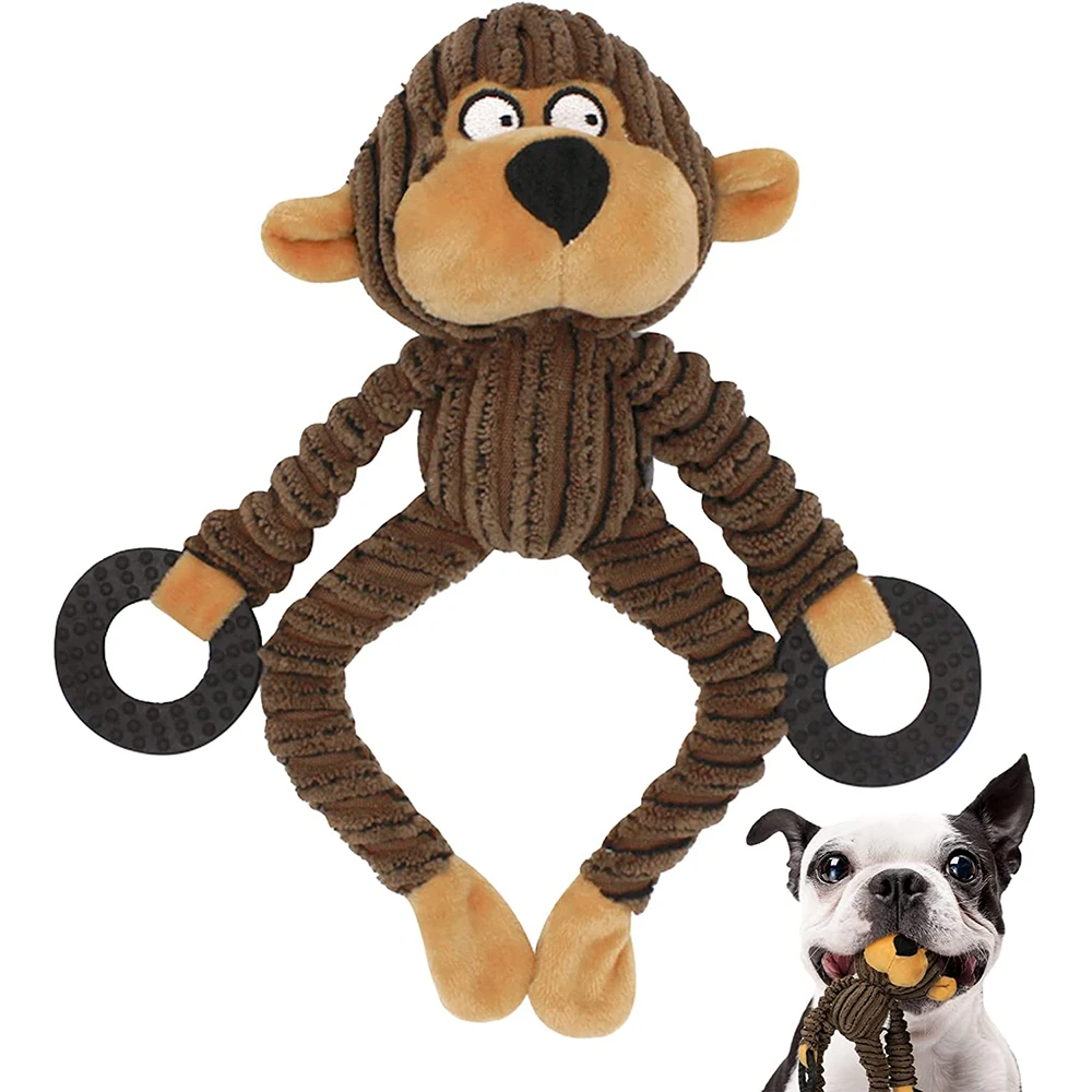 Giocattoli per cuccioli striduli Giocattoli da masticare per cuccioli di peluche per addestramento alla dentizione Giocattoli per cani per cani di piccola taglia Giocattoli interattivi per cani