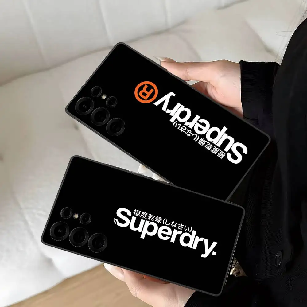 Trendige Marke S-Superdry Handyhülle für Samsung S 24 fe 25 Ultra plus 20 lite 21 30 22 23 24 22 Ultra 5G Fundas Image