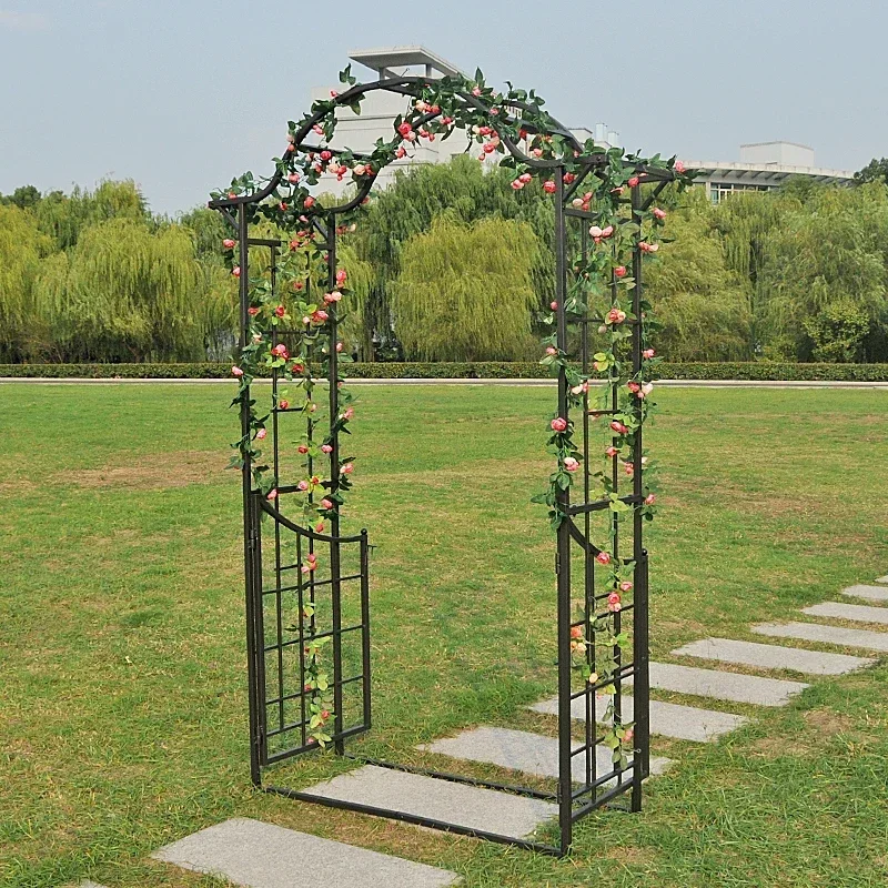 Garten liefert Rose Garten Bogen Pflanze Klettern Pergola Draht Lotus Rahmen Eisen Bogen.