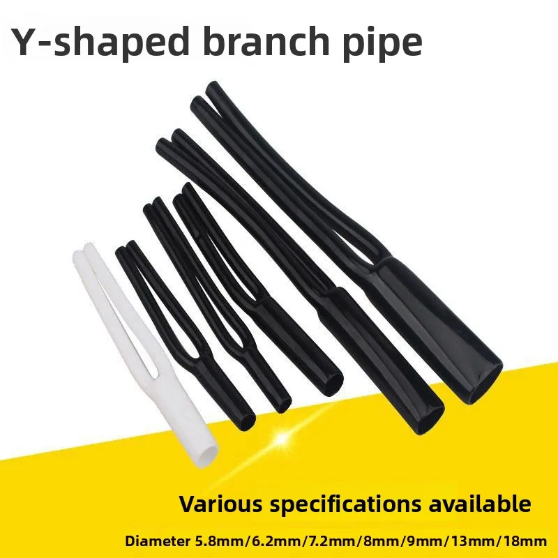 Kabelhüllen-Zubehör: Nicht schrumpfbare PVC Y-Splitter-Kabelhüllen für Audio-Lautsprecherkabel, 5mm, 7mm, 9mm, 12mm, 16mm Image