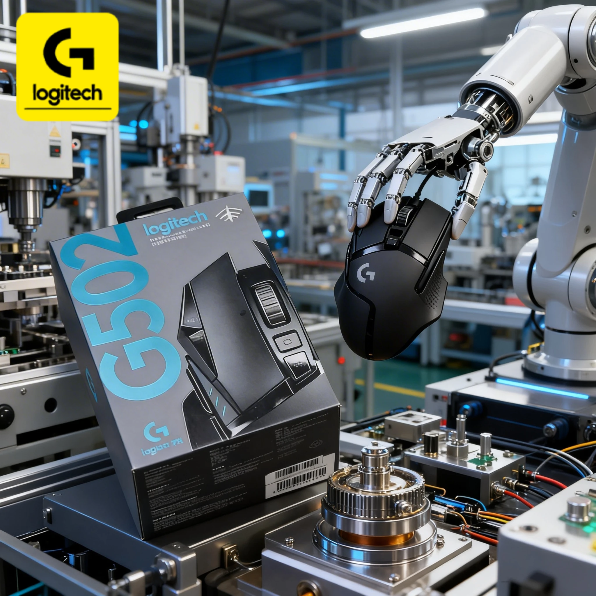 Die kabelgebundene Gaming-Maus Logitech G502 HERO/G402 mit HERO-Sensor bringt die Gaming-Leistung auf ein neues Level. Image