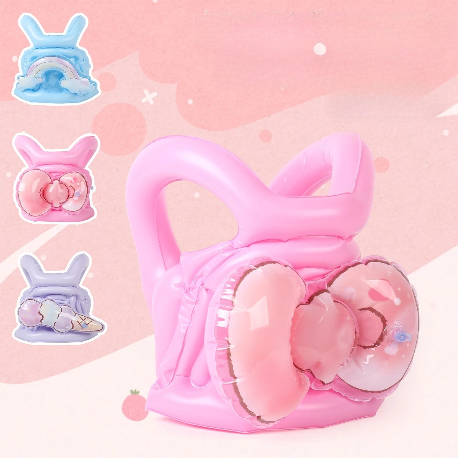 1-teiliges Cartoon-Badebekleidungsset für Kinder | Verstellbare Schwimmhilfe für Kinder, die schwimmen lernen | Aufblasbare Auftriebsweste für Kinder