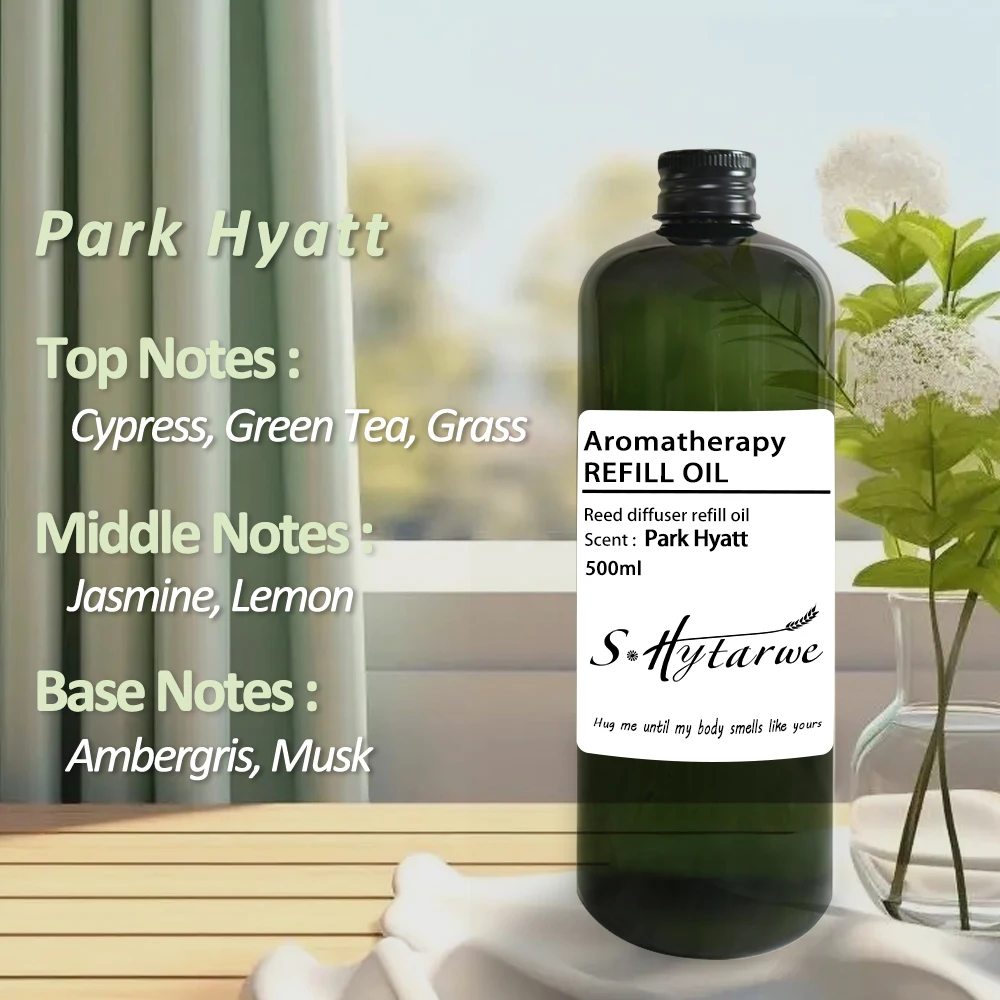 500 ml Rohrdiffusor mit großem Fassungsvermögen, Nachfüllöl, 5-Sterne-Klasse, Hotelduft, Badezimmerduft, Raumparfüm, Lufterfrischer für Zuhause Image