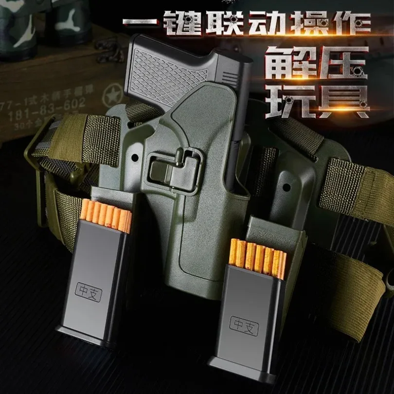 Neues Zigarettenetui mit integriertem Jet-Turbolader-Feuerzeug, Schweißpistole, Kapazitäts-Zigaretten- und Zigarrenfeuerzeug, winddicht, für Herren-Geschenke und Spielzeug Image