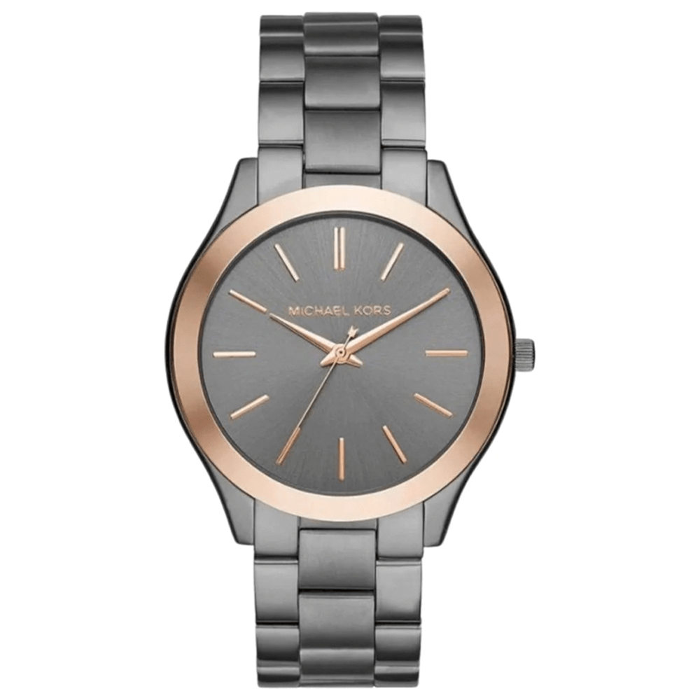 Michael Kors MK8576 Slim Runway Unisex 44 mm Gunmetal Uhr