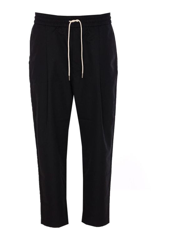 Cropped Pants - Black - Drole de Monsieur Pants