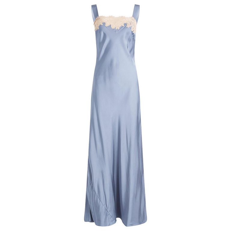 Rosamarie Dress - Blue - Rixo Dresses