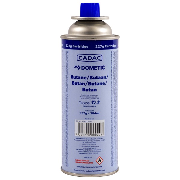 Cadac-Dometic - Gascartridge 227g Bayonet Valve - Gaskartusche Gr 227 g blau
