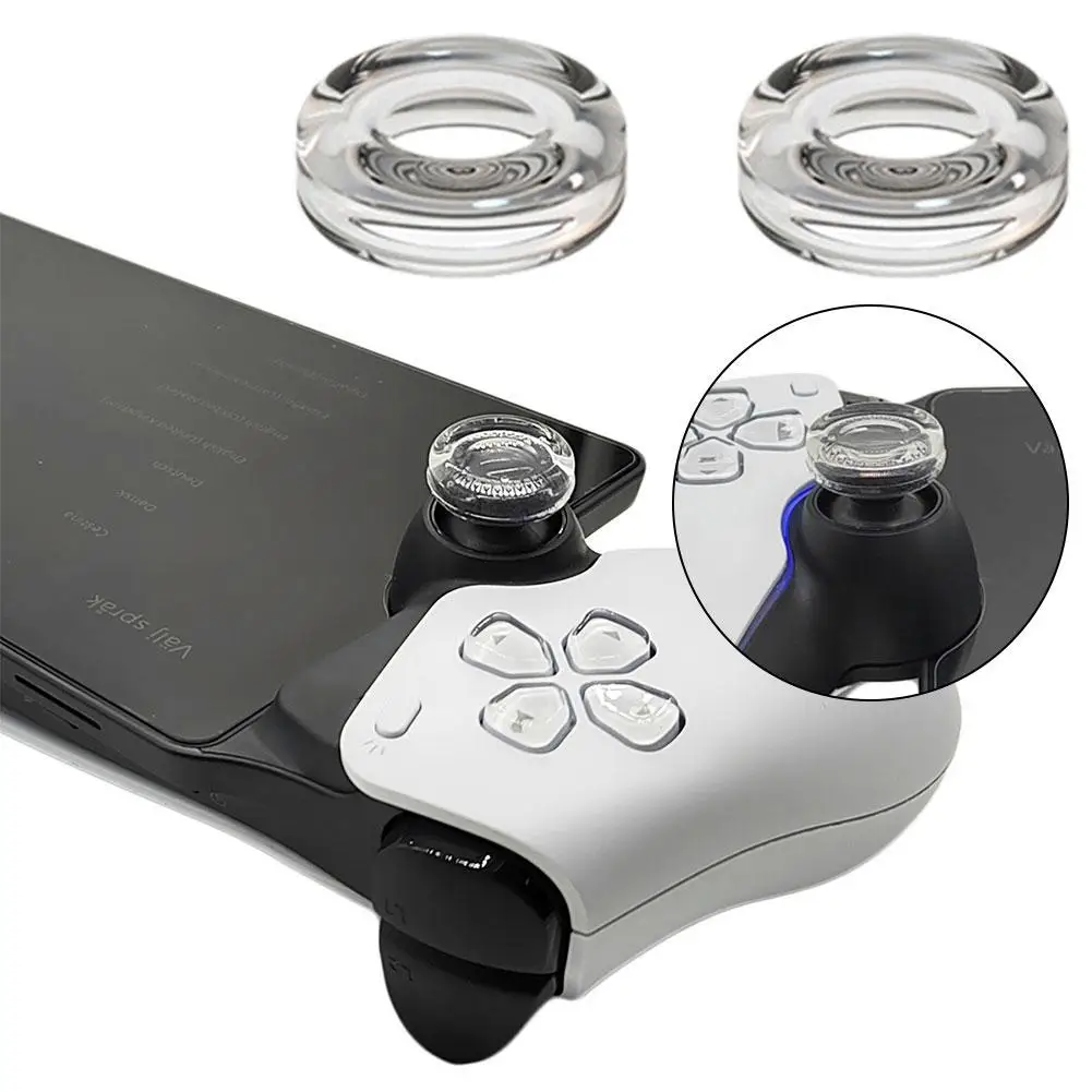 Für PS5 Controller Thumbstick-Kappen Abdeckung PC Transparente Joystick-Griffe Daumenkappen Abdeckung für PS5 Controller Zubehör Image