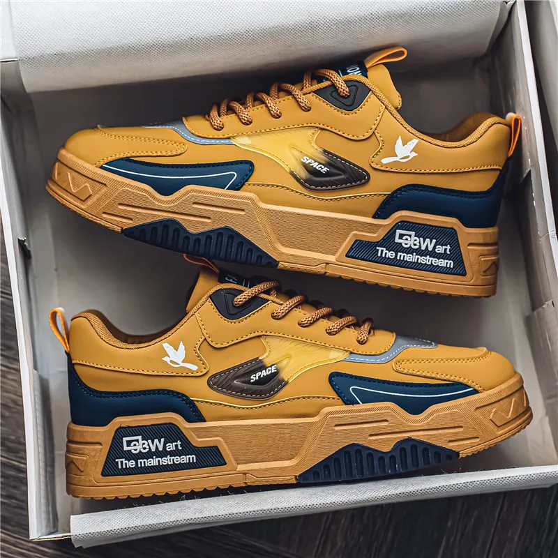 Herren-Skateschuhe, lässige Sportschuhe, Herren-Street-Fashion-Freizeitschuhe, leicht, bequem, vielseitig und für alle Jahreszeiten geeignet.