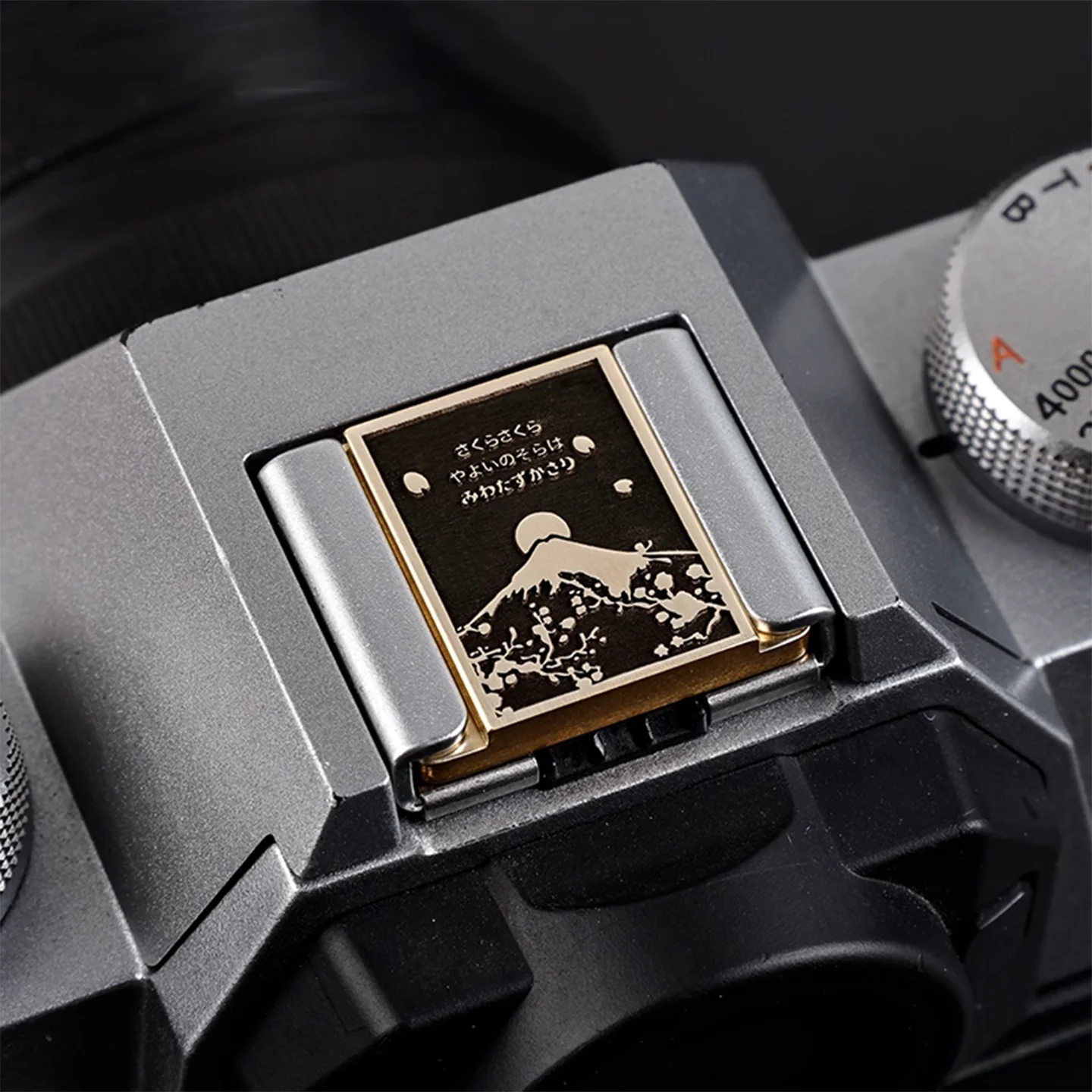 Kamera-Blitzschuh-Abdeckung, geeignet für Fuji XS20 x100VI XM5 XT50 Canon R8 r50 r6 Nikon Z50 ZFC Z30 Micro Single Metal Staubschutz Image