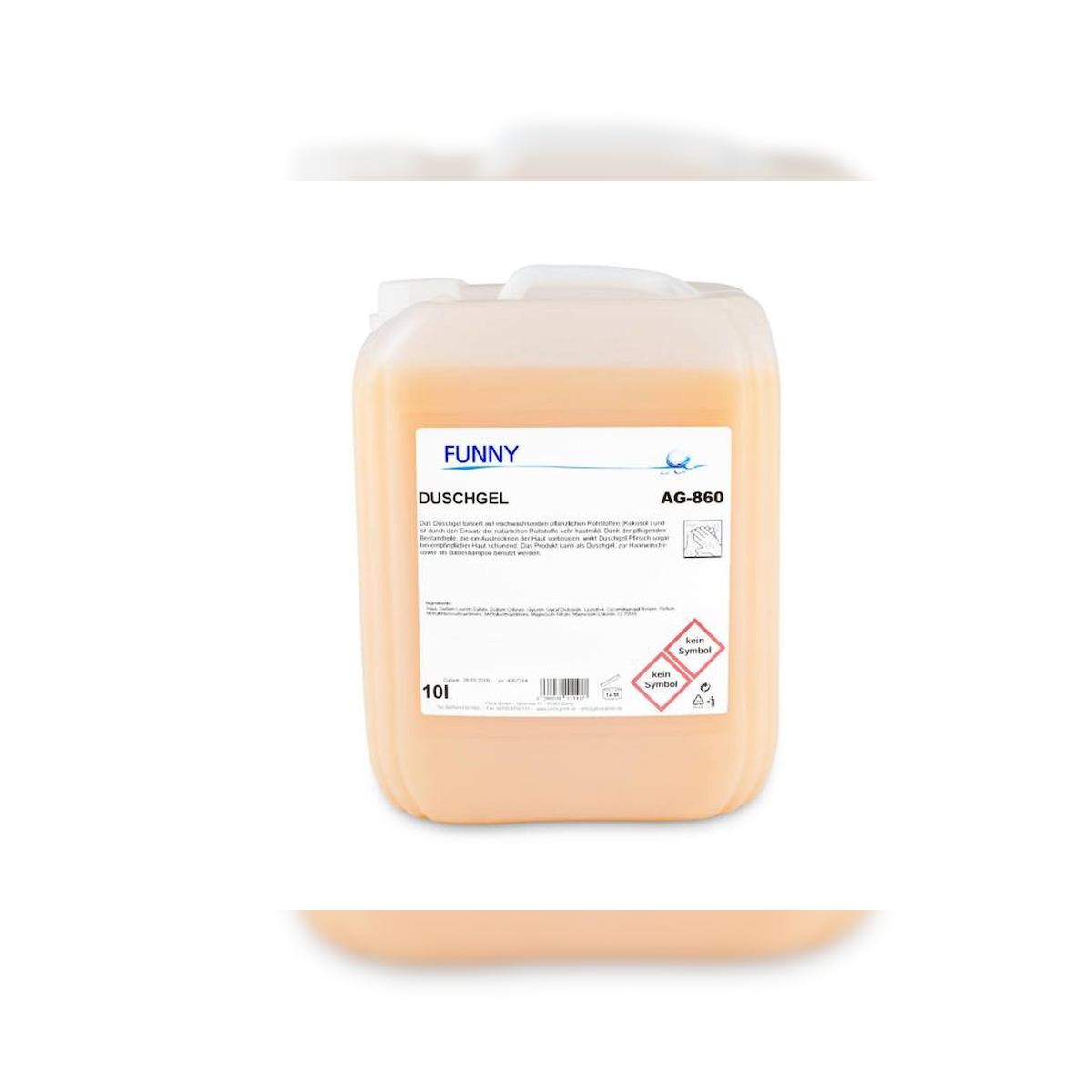 Plock GmbH Duschgel Funny - 2 x 10 L - kosmetische Waschlotion - für Haut und Haare Image