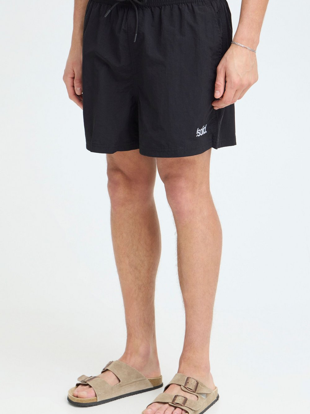 Solid Badeshorts Herren schwarz, XL Image