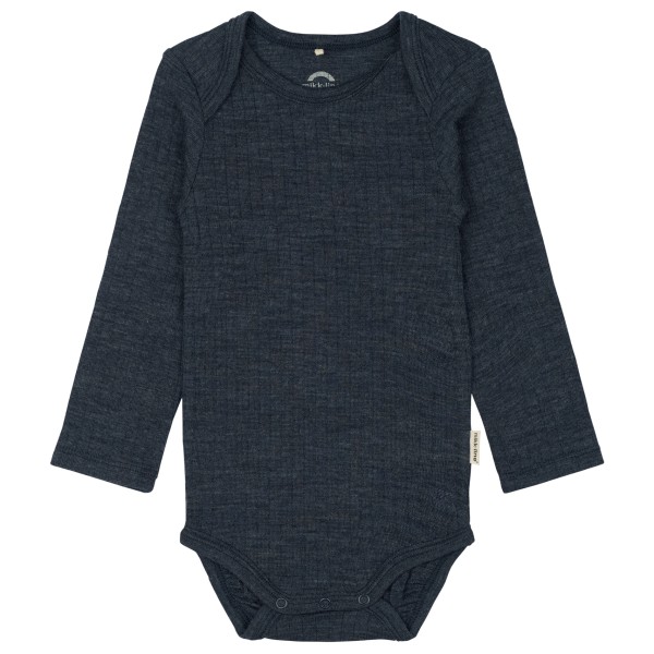 Mikk-Line - Kid's Merino Wool L/S Body - Merinounterwäsche Gr 80 blau