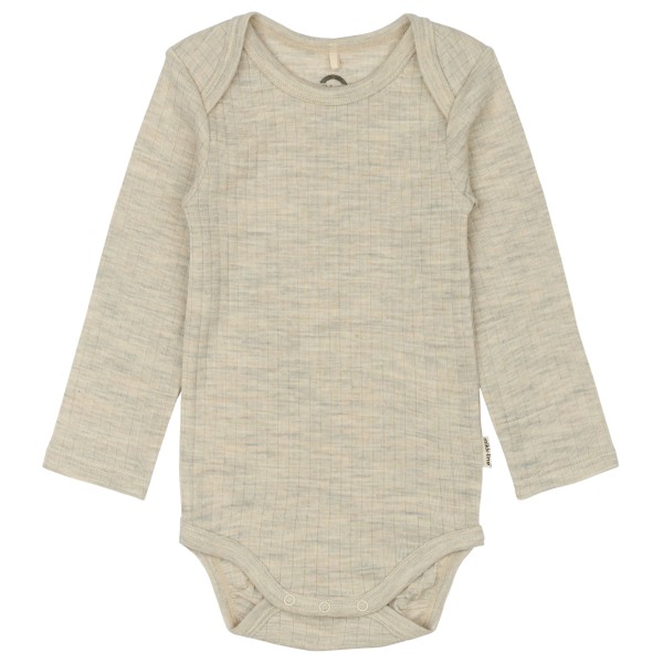 Mikk-Line - Kid's Merino Wool L/S Body - Merinounterwäsche Gr 56 beige