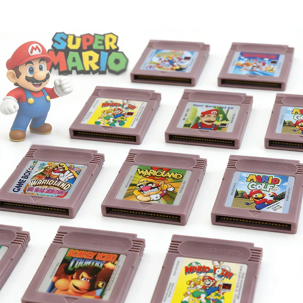 GBC 16 Bit Game Video Game Cartridge Console16 Bit Game Card Wario Land Donkey Kong Wario Land 2 Yoshi for GBC