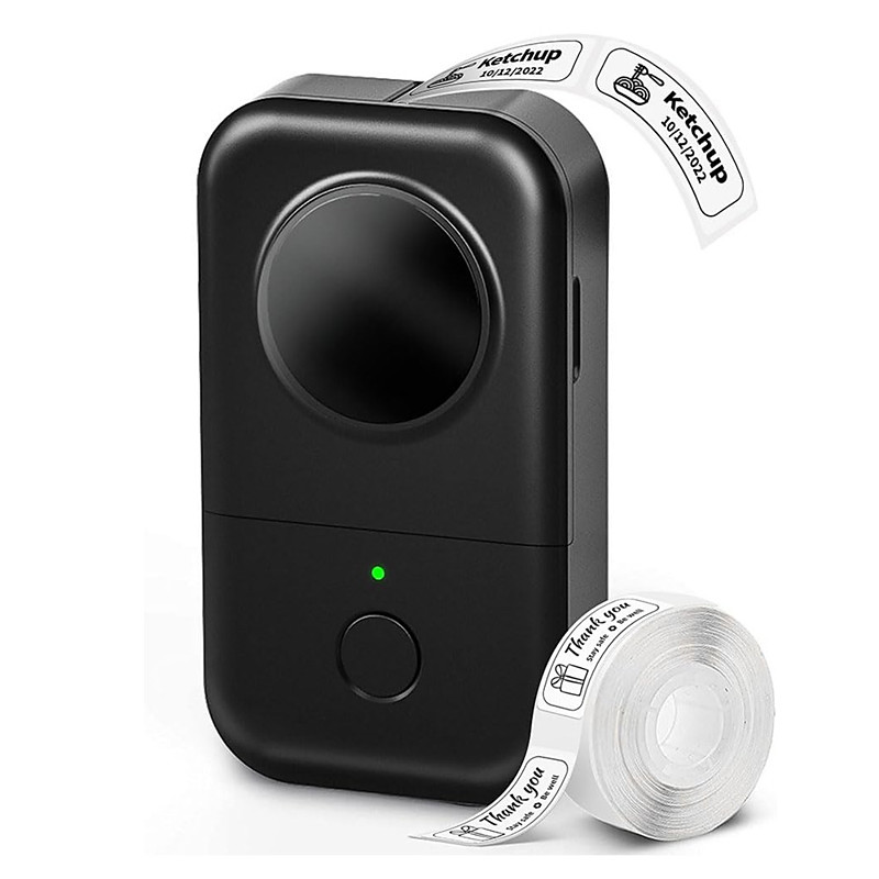 Bluetooth Mini Label Printer, Portable Thermal Printer Compact Rechargeable Labels for Children, Schools, Classrooms, and Teacher Supplies Home Office Label Printer Compatible with Tablets/Smartphones