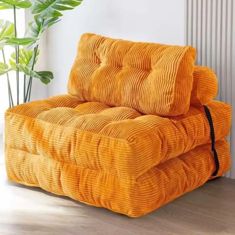 Komprimiertes, zusammenklappbares Schlafsofa, Sitzsack aus Lcordstoff, Azy Sofa aus Memory-Schaum