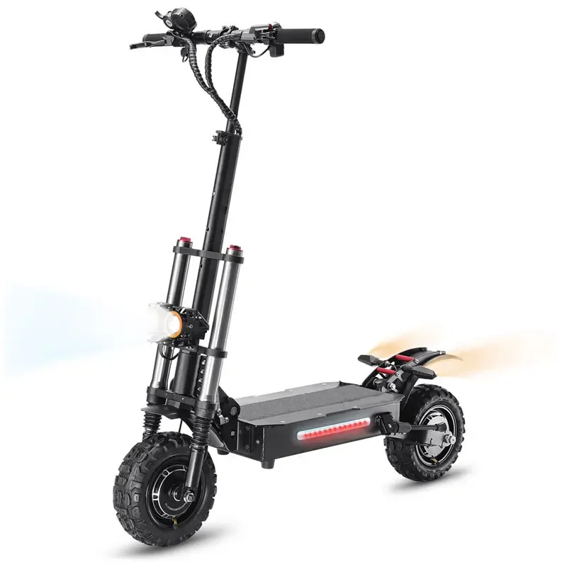 Teewing S3 60V 6000W faltbarer Elektroroller mit zwei Motoren, 11-Zoll-Vakuum-Offroad-Reifen, 120 km Reichweite auf einer vollständigen Ladung Image