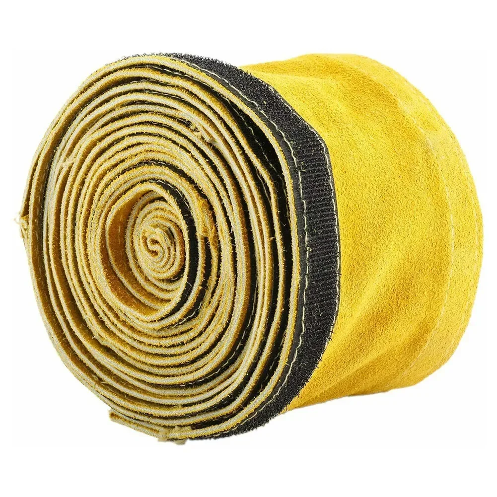 WIG-Schweißbrenner-Kabelabdeckung, Leder genäht, Kohlenstofffilz, Mig/Plasma-Schweißhülsen, Kabellänge 3,5 m/4 m/7 m/7,5 m, Schweißabdeckung Image