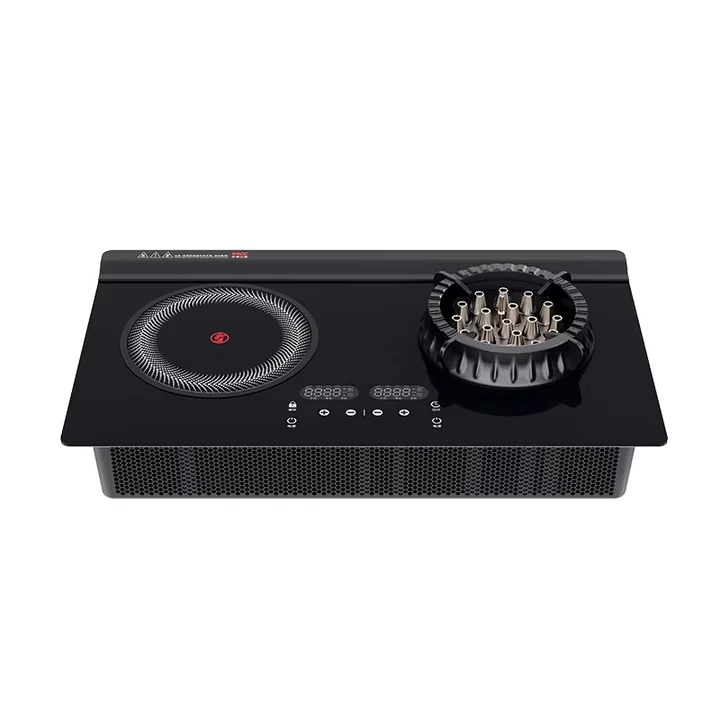 3500 W Tisch-Plasma-Herd, Touchscreen, Induktionsherd, energiesparend, sicher für den Familiengebrauch, Glasmaterial Image