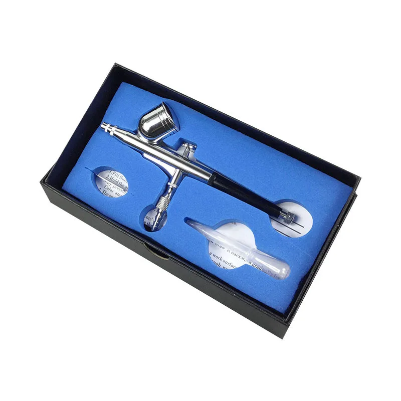 Bview art 0,3mm Schwerkraft zufuhr Dual-Action-Trigger steuerung Airbrush-Farbspritzpistolen-Kit-Set Image