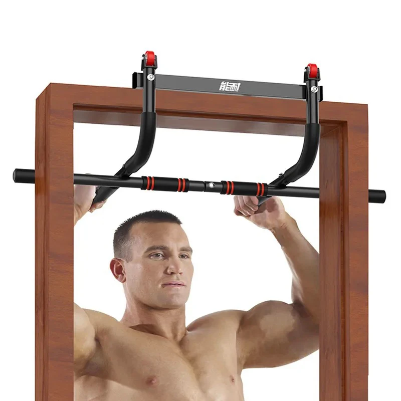 Gym Rahmen Multifunktionale Tür Chin-Up Ausrüstung Einstellbare Indoor Fitness Tür Reckstange Hause Pull Up Workout Griffe Image