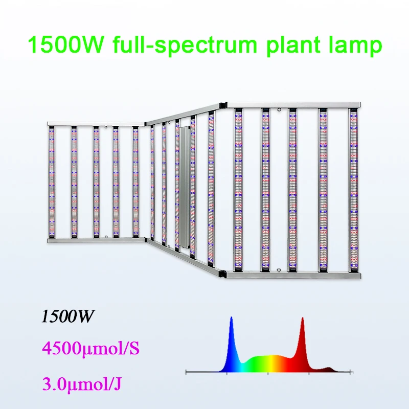 1500 W Hochleistungs-LED-Pflanzenwachstumslicht mit vollem Spektrum – Pflanzenlampe im Oktopus-Stil für Zimmerpflanzenfabriken, Sukkulenten und Gemüse