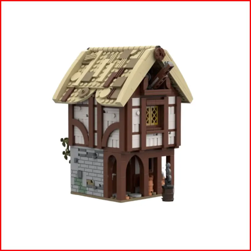 Spot MOC-197656 901 stücke Schloss kleine partikel montage bausteine pädagogisches spielzeug modell geschenk set ornamente Image